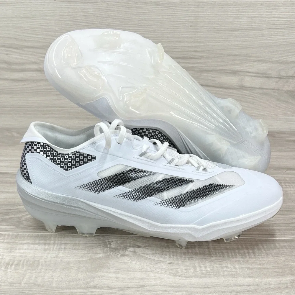 Adidas Adizero Impact TPU White Black Baseball Cleats IH4730 RARE Men's Size 12